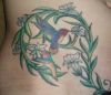 Hummingbird tattoo pic design
